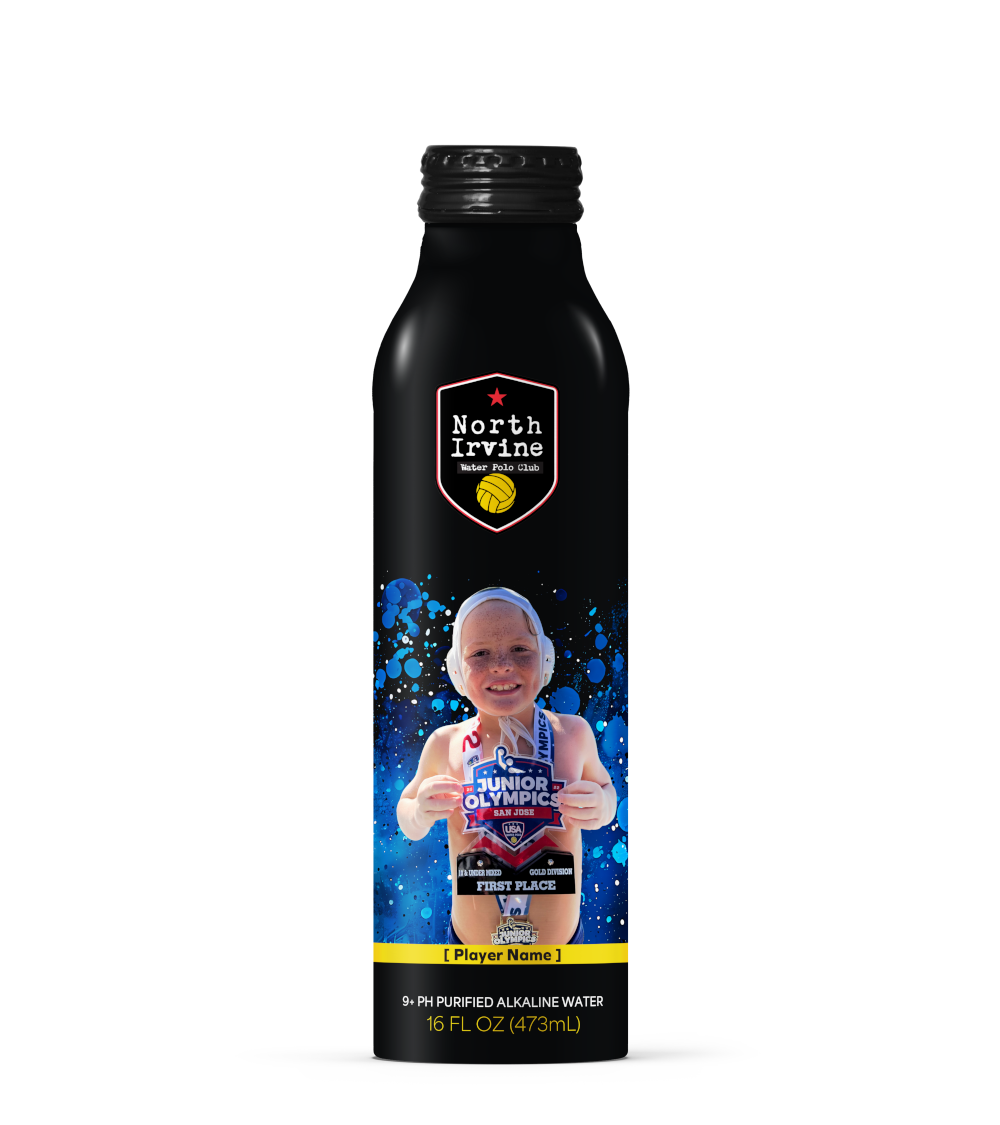 North Irvine Water Polo Personalized Bottled Water (9 Pack)